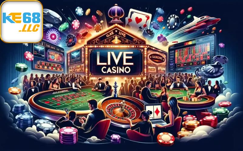 Khám phá trò chơi live casino tại ke88 cực hấp dẫn và thú vị